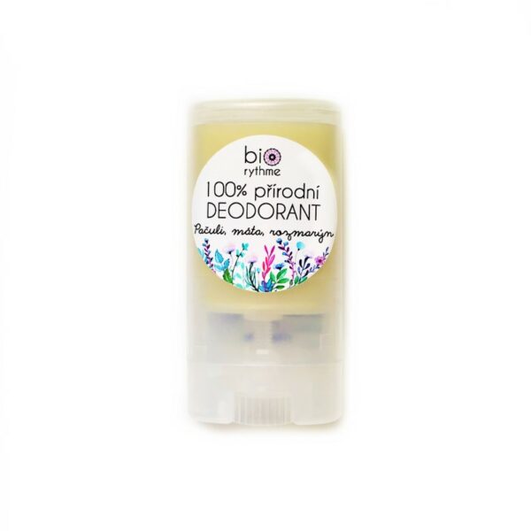 100% přírodní deodorant Pačuli, máta, rozmarýn (malý) 1