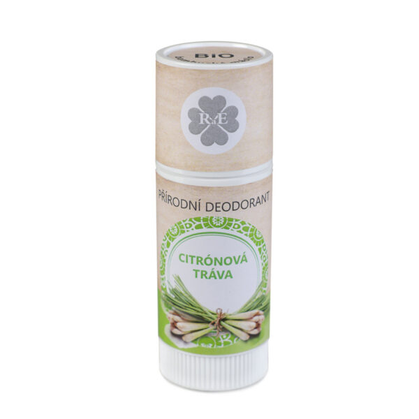 Přírodní deodorant BIO bambucké máslo s vůní citrónové trávy - 25 ml 1