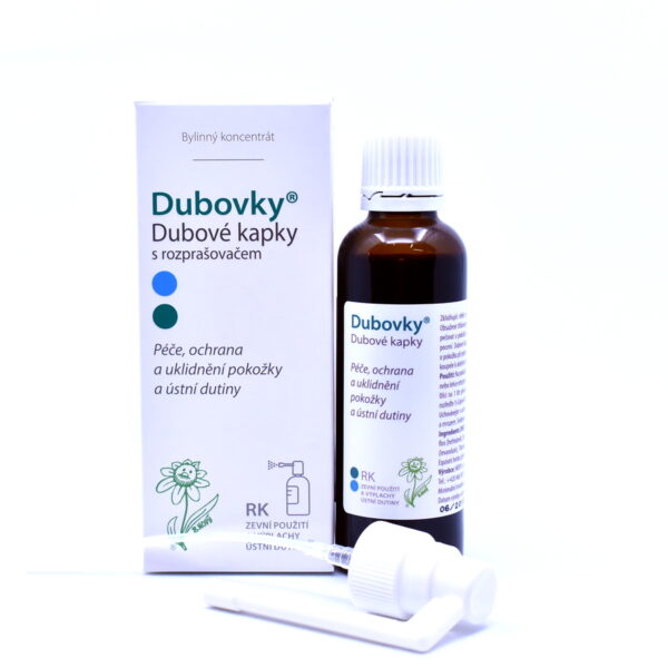 DUBOVKY® Dubové kapky RK 50ml s rozprašovačem 1